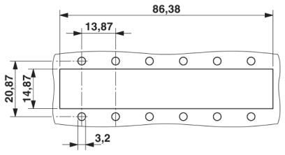 Монтажные рамы-VS-08-A-RJ45/LP-6-IP 20