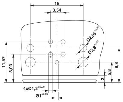 Встраиваемые разъемы-SACC-CI-M12FS-4CON-L 90 SH SCO