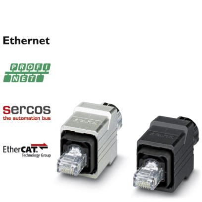 Штекерный соединитель RJ45-VS-PPC-C1-RJ45-POBK-PG9-8Q5