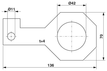 Крепежная пластина-FLT-ISG-PL-42