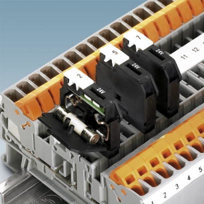 Штекерный держатель предохранителя-P-FU 5X20 LA 250