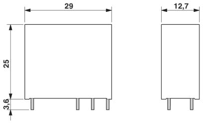 Одиночное реле-REL-MR-120AC/21-21/MS