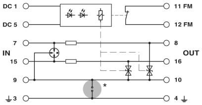 Штекерный модуль для защиты от перенапр-й-PT 2X1-24DC/FM-ST