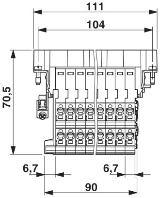 Адаптер клеммного модуля-HC-B 24-A-DT-PER-M