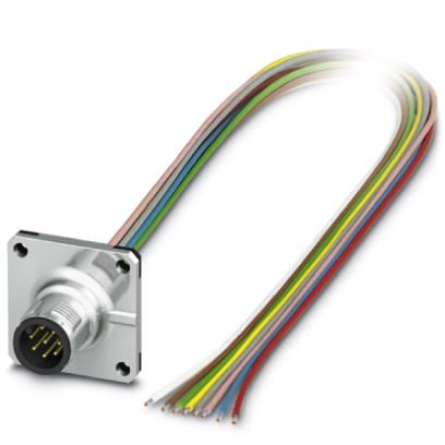 Встраиваемые разъемы-SACC-SQ-M12MS-8CON-25F/0,5
