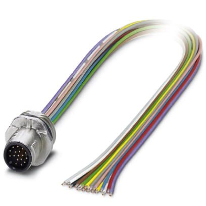 Встраиваемые разъемы-SACC-E-M12MS-17CON-M16/0,5 VA