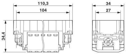 Модуль для контактов-HC-HV10-I-PT-M