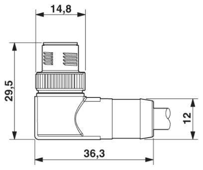 Кабель для датчика / исполнительного элемента-SAC-12P-MR/ 1,5-PUR SCO