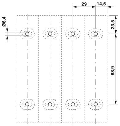 Болтовые клеммы-RBO 8-3L/FE