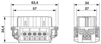 Модуль для контактов-HC-B 10-I-UT-F