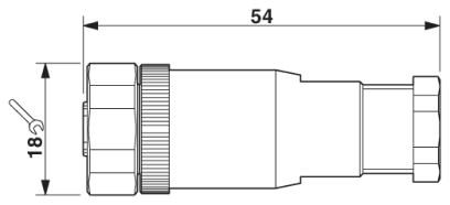 Разъем-SACC-M12FS-5CON-PG 7-VA