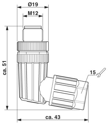Разъем-SACC-M12MR-4PL M