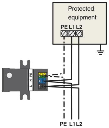 Устройство защиты от перенапряжений, тип 3-BT-1S-230AC/O