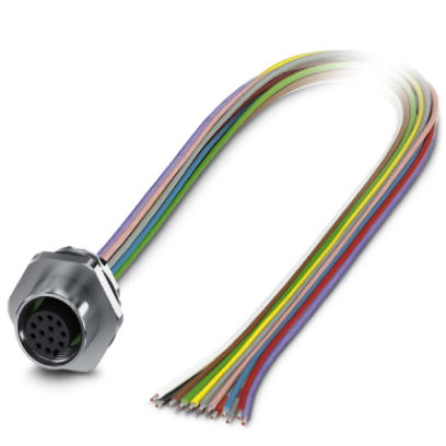 Встраиваемые разъемы-SACC-E-M12FS-12P-M16XL/0,5