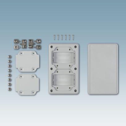 Корпус для электроники-HCS-C MINI-P 1 2X2AA C C 7035