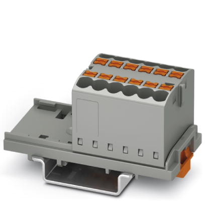 Распределительный блок-PTFIX 12X2,5-NS35 GY