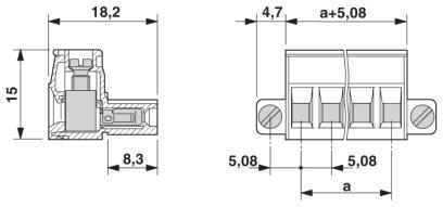 Разъем печатной платы-MSTB 2,5 HC/ 6-STF-5,08