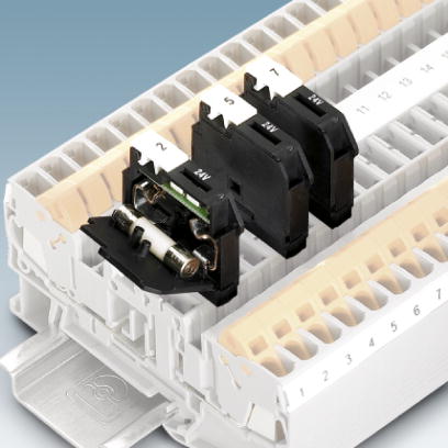 Штекерный держатель предохранителя-P-FU 6,3X32 LED 24