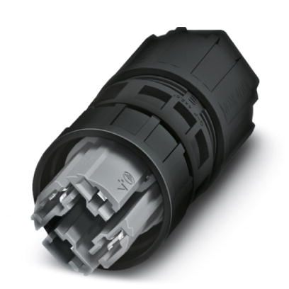 Разъем-QPD P 4X2,5 6-10 BK GY