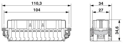 Модуль для контактов-HC-HV10-I-CT-F