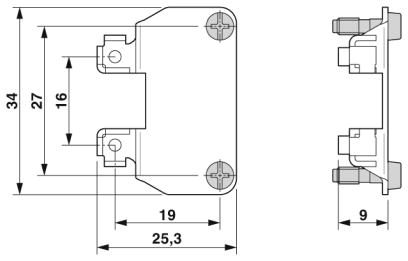 Адаптерный модуль-HC-CIF-D25-AIWS-SM-NI