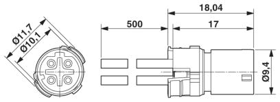 Держатель контактов-SACC-MCI-M12MS-8CON/0,5