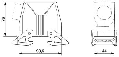 Корпус-HC-STA-B16-HHWD-1STM40-EL-AL