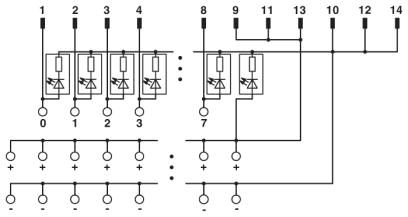 Пассивный модуль-VIP-3/PT/FLK14/8IM/LED/PLC