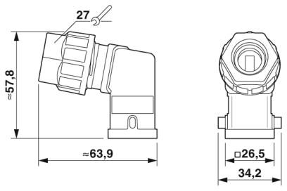 Корпус-HC-STA-D07-HHFS-1SGM25-PL-BK