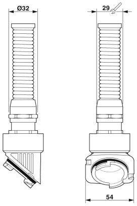 Кабельный ввод-HC-B-GB-M25-ER-AL