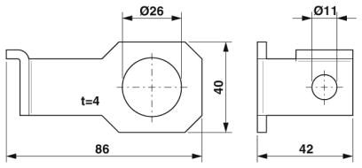 Крепежный кронштейн-FLT-ISG-BR-26