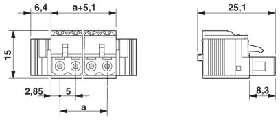 Разъем печатной платы-FKC 2,5/ 5-ST-RF