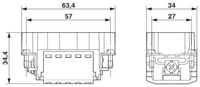 Модуль для контактов-HC-B10-I-PT-M