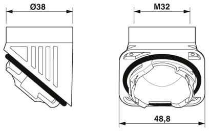 Адаптер-HC-B-TA-M32-PLR-BK