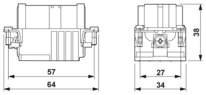 Модуль для контактов-HC-K 8/24-EBUC