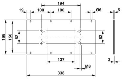 Опорная пластина-MD-INC-1-SZP-S