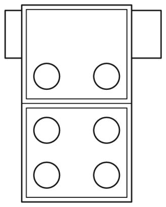 Разъем печатной платы-HSCH 2,5-2U-2220 9005