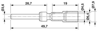 Обжимной контакт-SM-36KP007