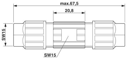 Кабельный соединитель-Q 0,75/4IDC/18-18KU-KU BK