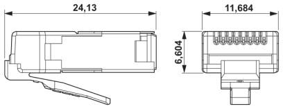 Штыревая вставка RJ45-VS-08-ST-RJ45