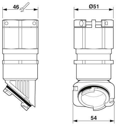 Кабельный ввод-HC-B-GTRS-M40-ER-AL