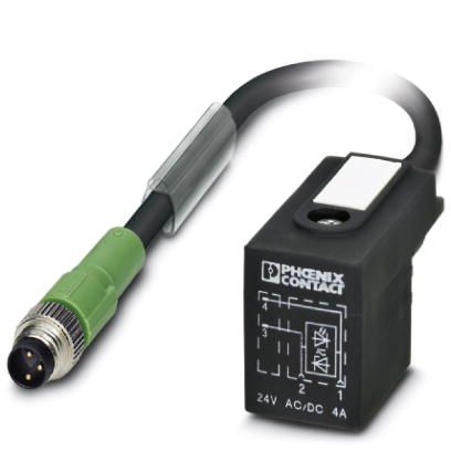 Кабель для датчика / исполнительного элемента-SAC-2P-M 8MS-B-1L-Z/.../...