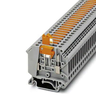Клеммы с ножевыми размыкателями-UK 5-MTK-P/P RD
