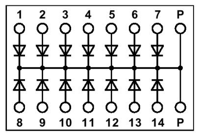 Диодный модуль-EMG 45-DIO14P
