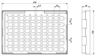 Встраиваемые разъемы-SACC-DSIV-MS-4CON-L180 SCO THR