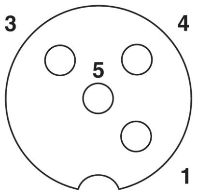 Коробка датчика и исполнительного элемента-SACB-8/ 8-L SCO P PUR/