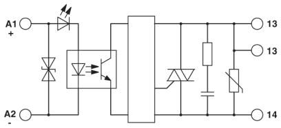 Клемма полупроводниковых реле-DEK-OV-12DC/240AC/800