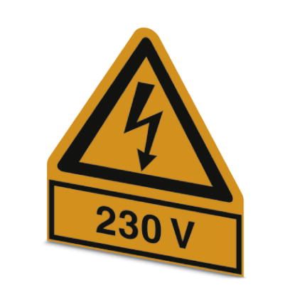 Предупредительная табличка-PML-W202 (25X25)