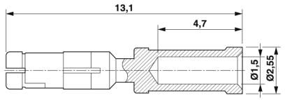 Обжимной контакт-SB-10KS003