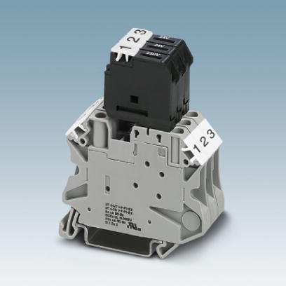 Клеммы с ножевыми размыкателями-UT 4-MT-P/P BU